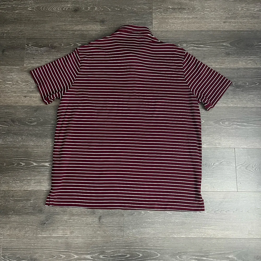 Polo Ralph Lauren Polo Shirt Blue Pony Mens 2XL Striped Preppy‎ Old Money Golf